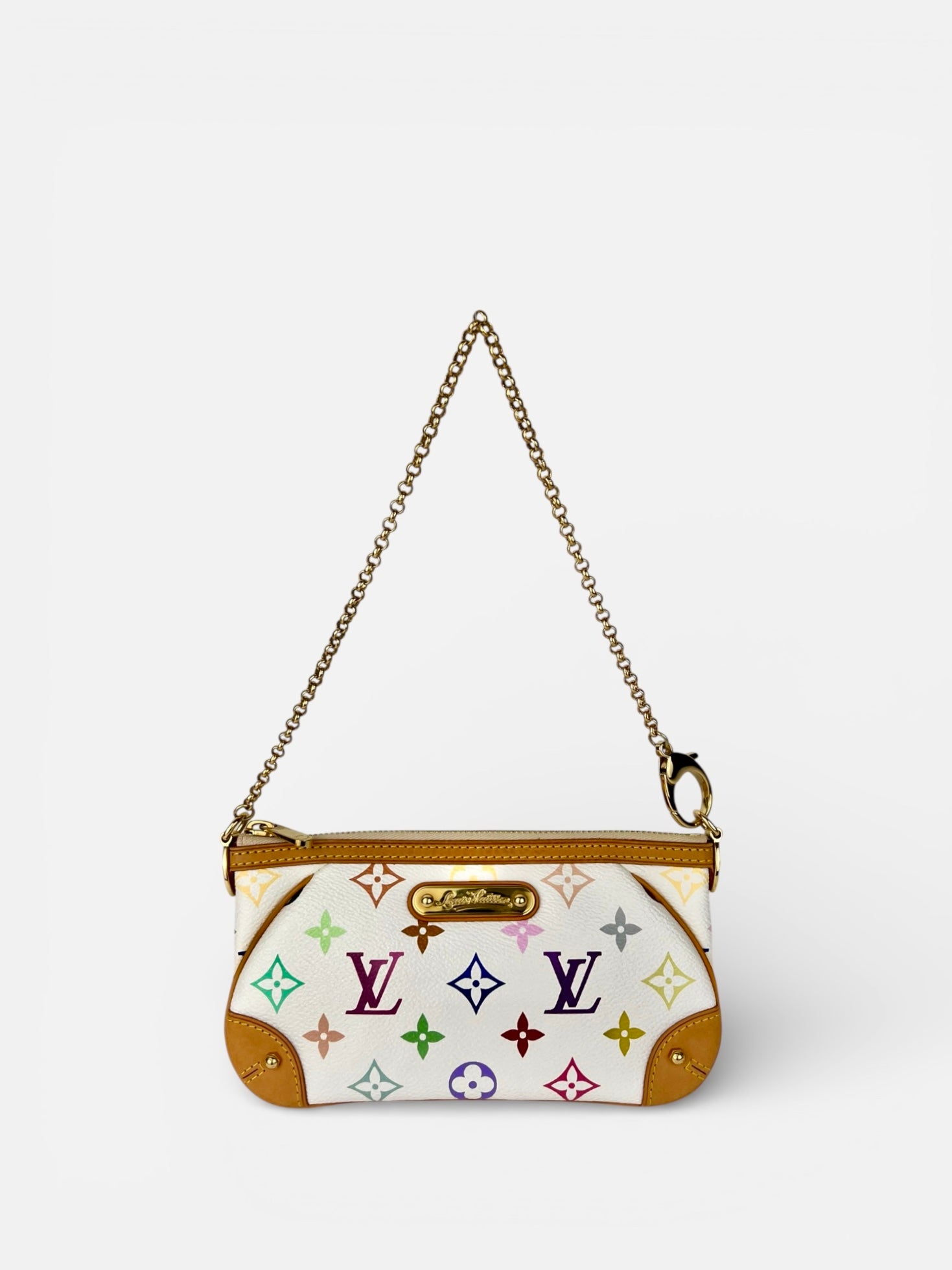 Louis Vuitton Milla MM Multicolore Chain Pochette