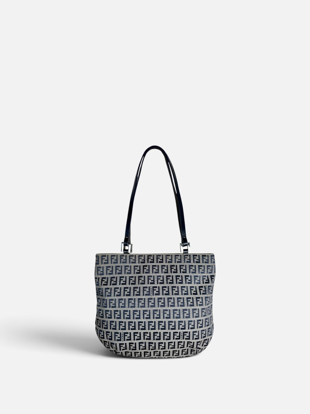 Fendi Zucca Navy Mini Tote Bag