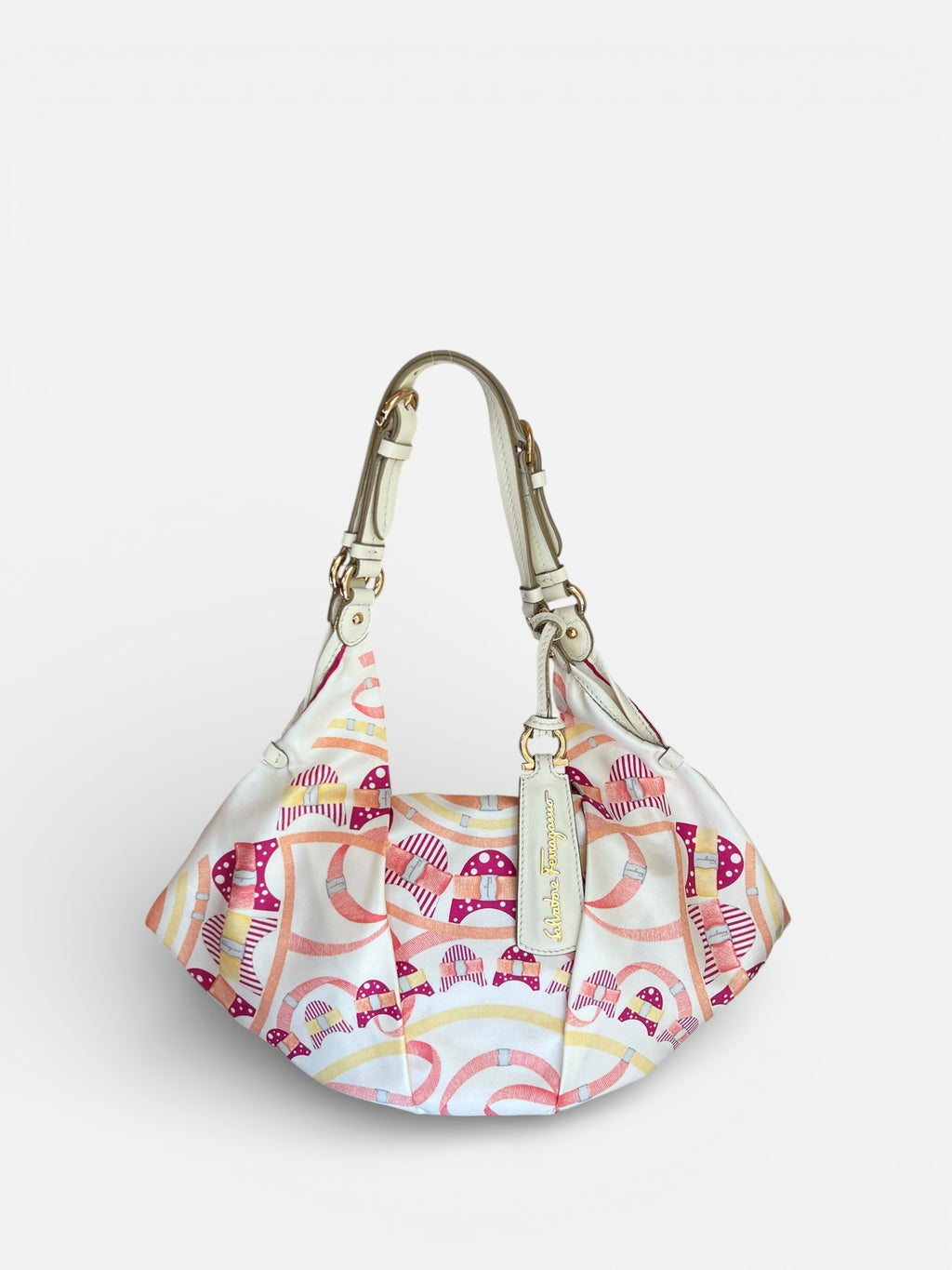 Ferragamo Buckle Print Shoulder Bag
