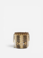 Gucci Python Zumi Crossbody Chain Bag