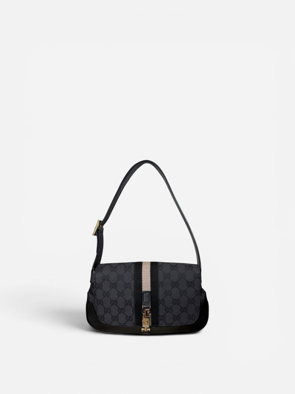 Gucci Small Jackie Monogram Stripe Bag