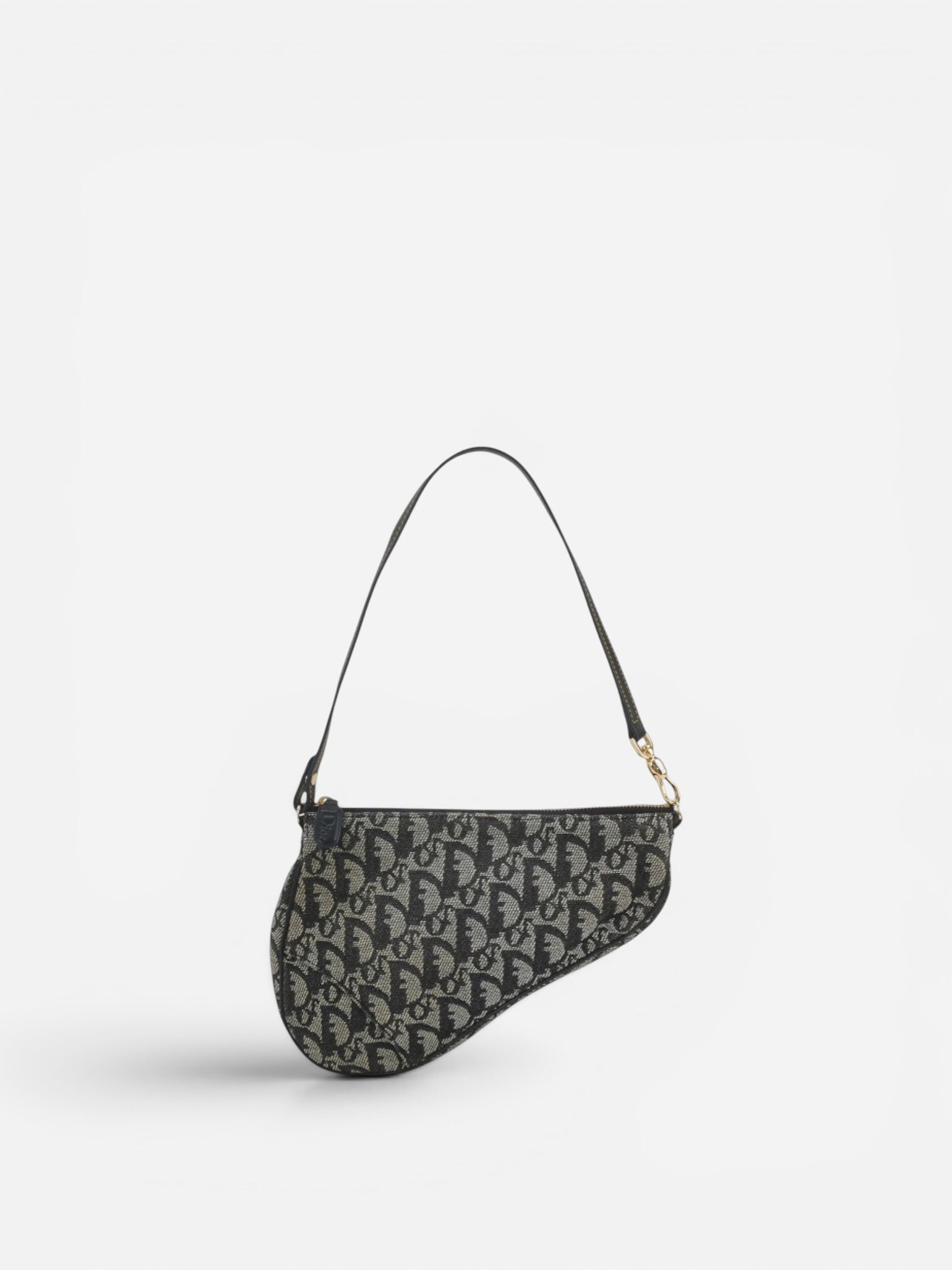 Christian Dior Trotter Monogram Saddle Pochette Bag
