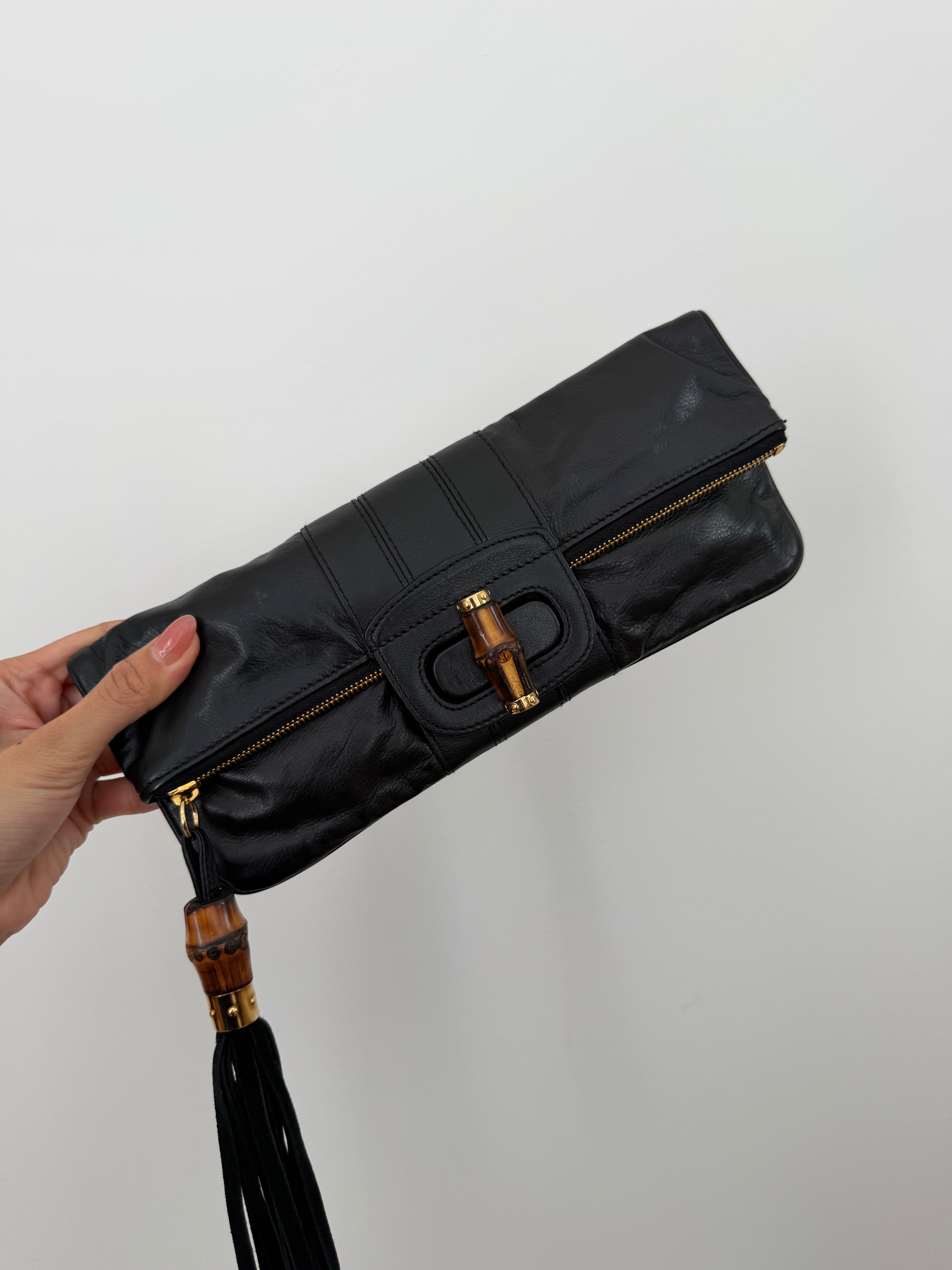 Gucci Tom Ford Bamboo Lucy Clutch
