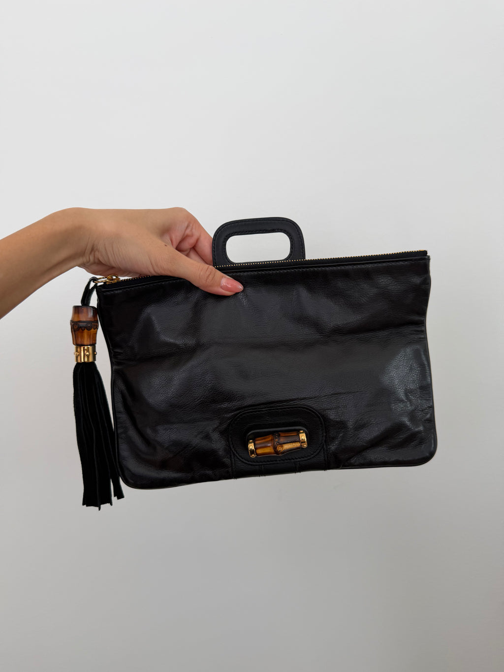Gucci Tom Ford Bamboo Lucy Clutch