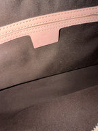 Gucci Monogram Pink Patent Tote Bag