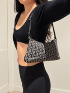 Christian Dior Black Trotter Shoulder Bag