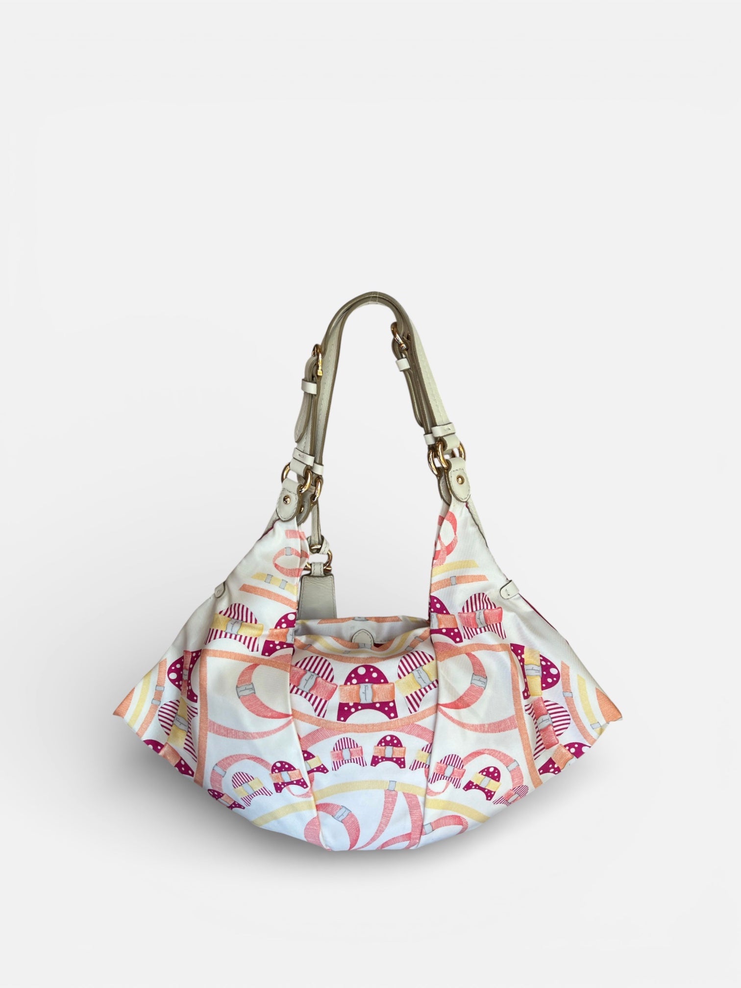 Ferragamo Buckle Print Shoulder Bag