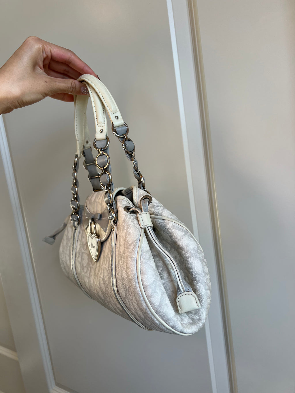 Christian Dior Romantique Lovely Heart Charm Handbag