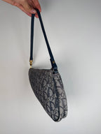 Christian Dior Trotter Monogram Saddle Pochette Bag