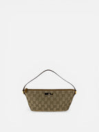 Gucci Tan Monogram Boat Pochette Bag
