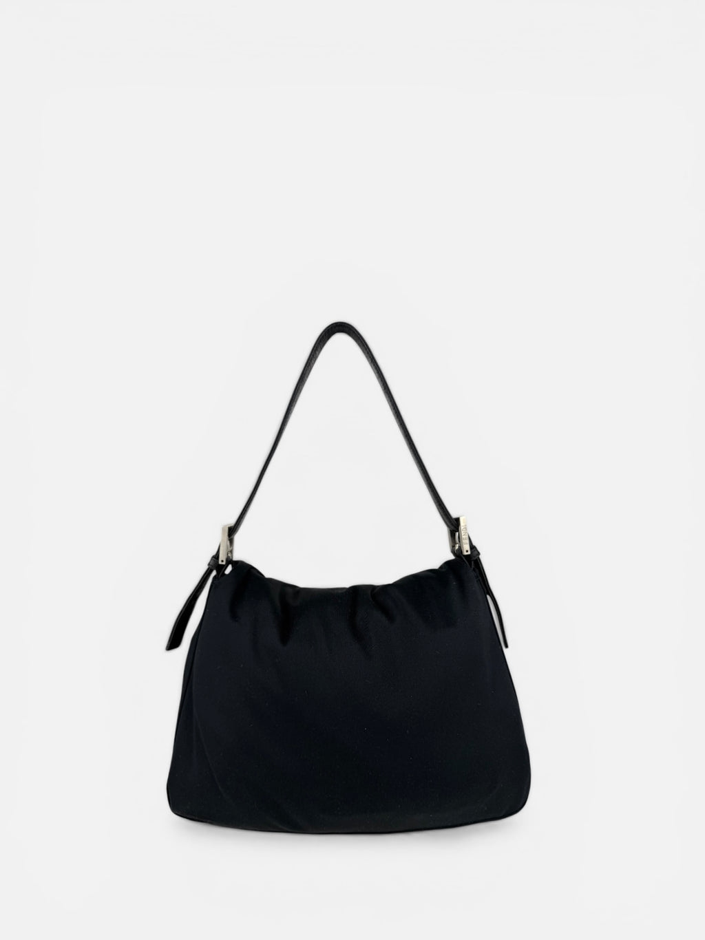 Fendi Nylon Mamma Baguette Shoulder Bag