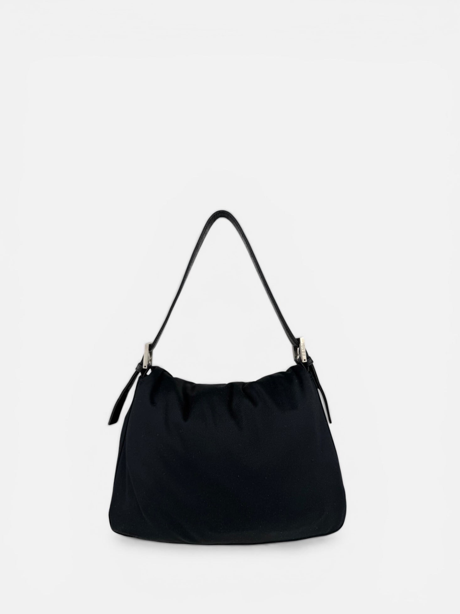 Fendi Nylon Mamma Baguette Shoulder Bag