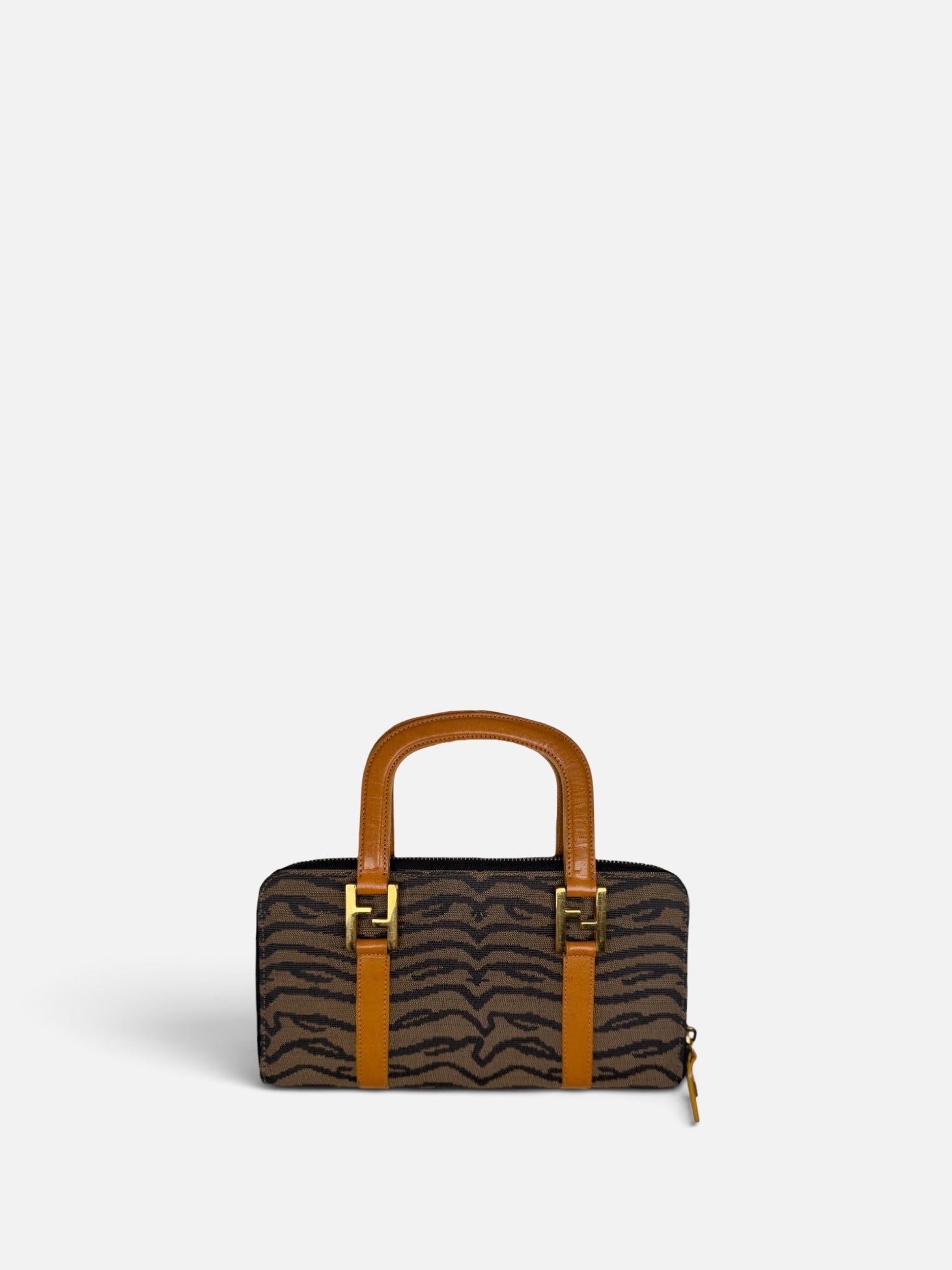 Fendi Tiger Print Wallet Clutch