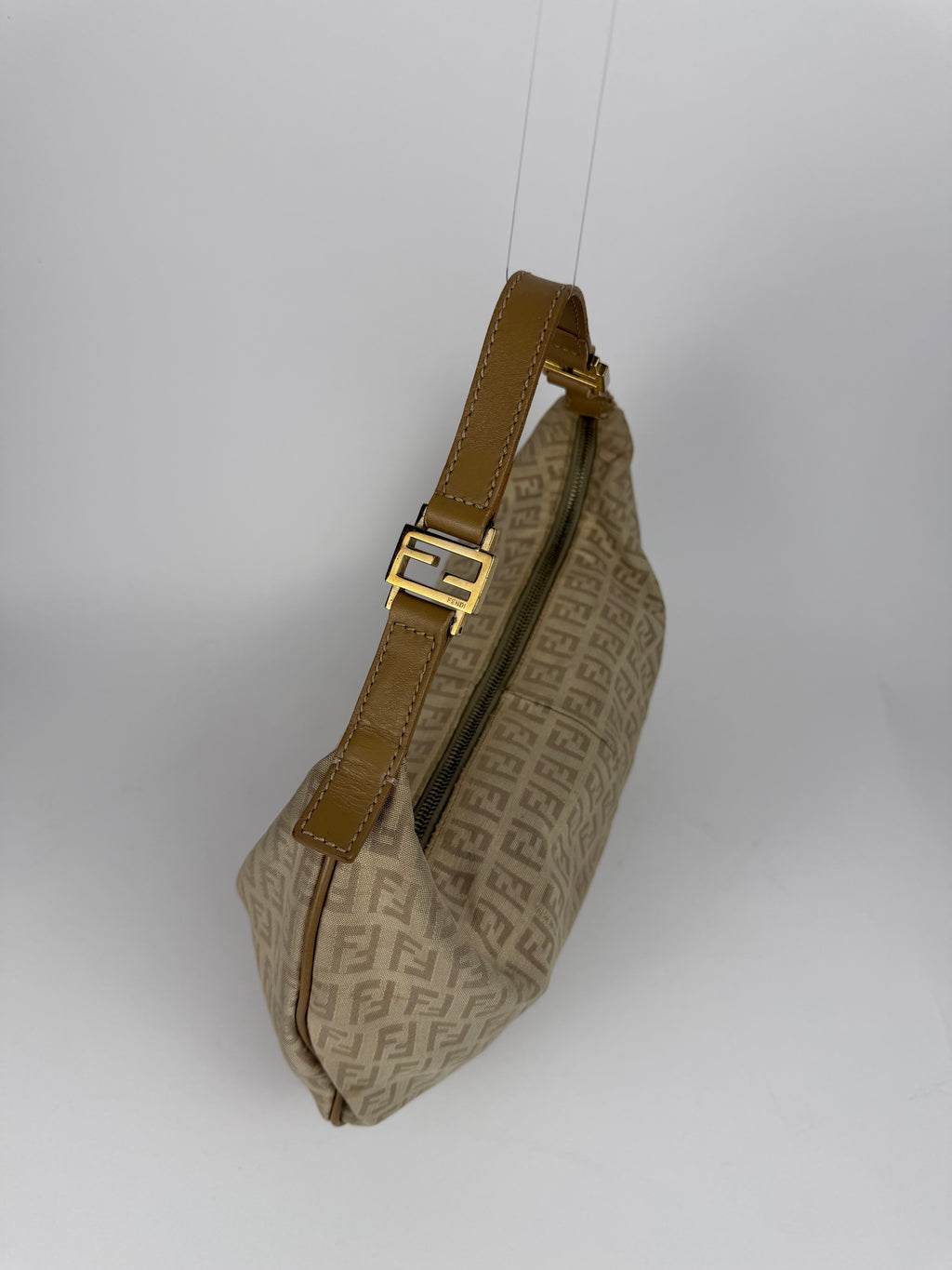 Fendi Zucca Canvas Croissant Bag