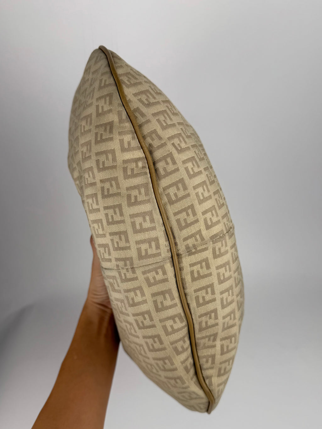 Fendi Zucca Canvas Croissant Bag