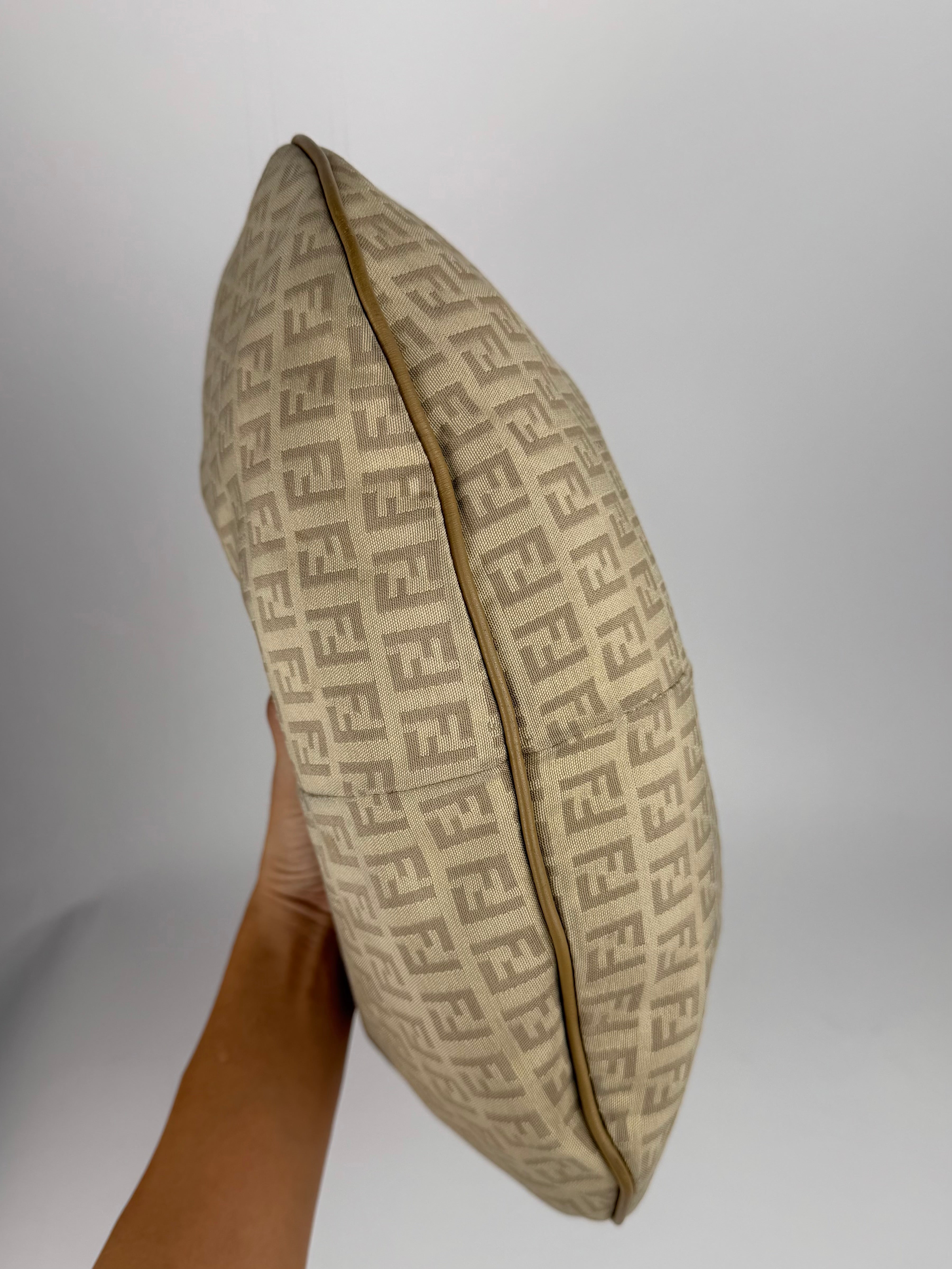 Fendi Zucca Canvas Croissant Bag