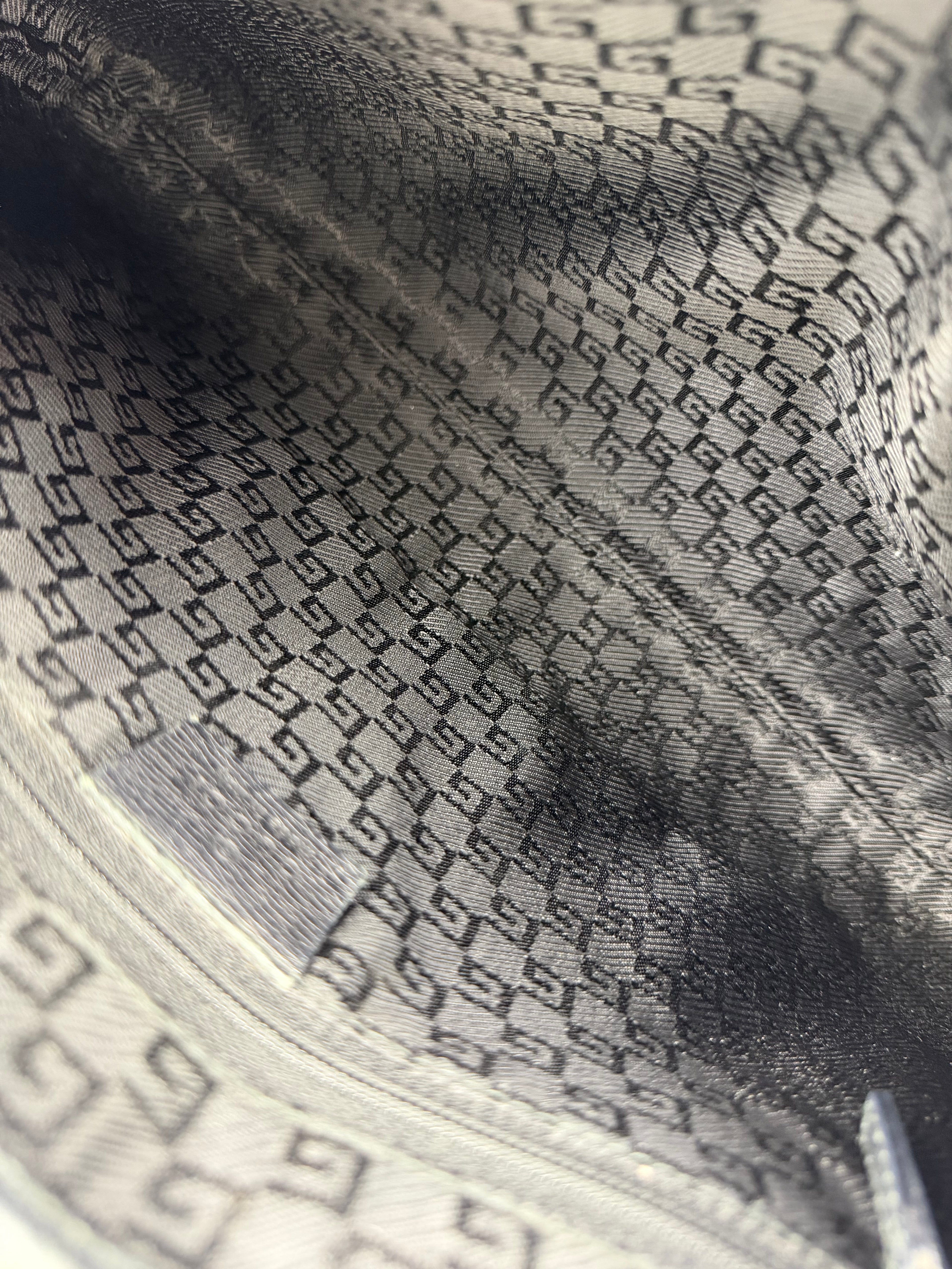 Gucci Jackie in Black Leather Bamboo Handle