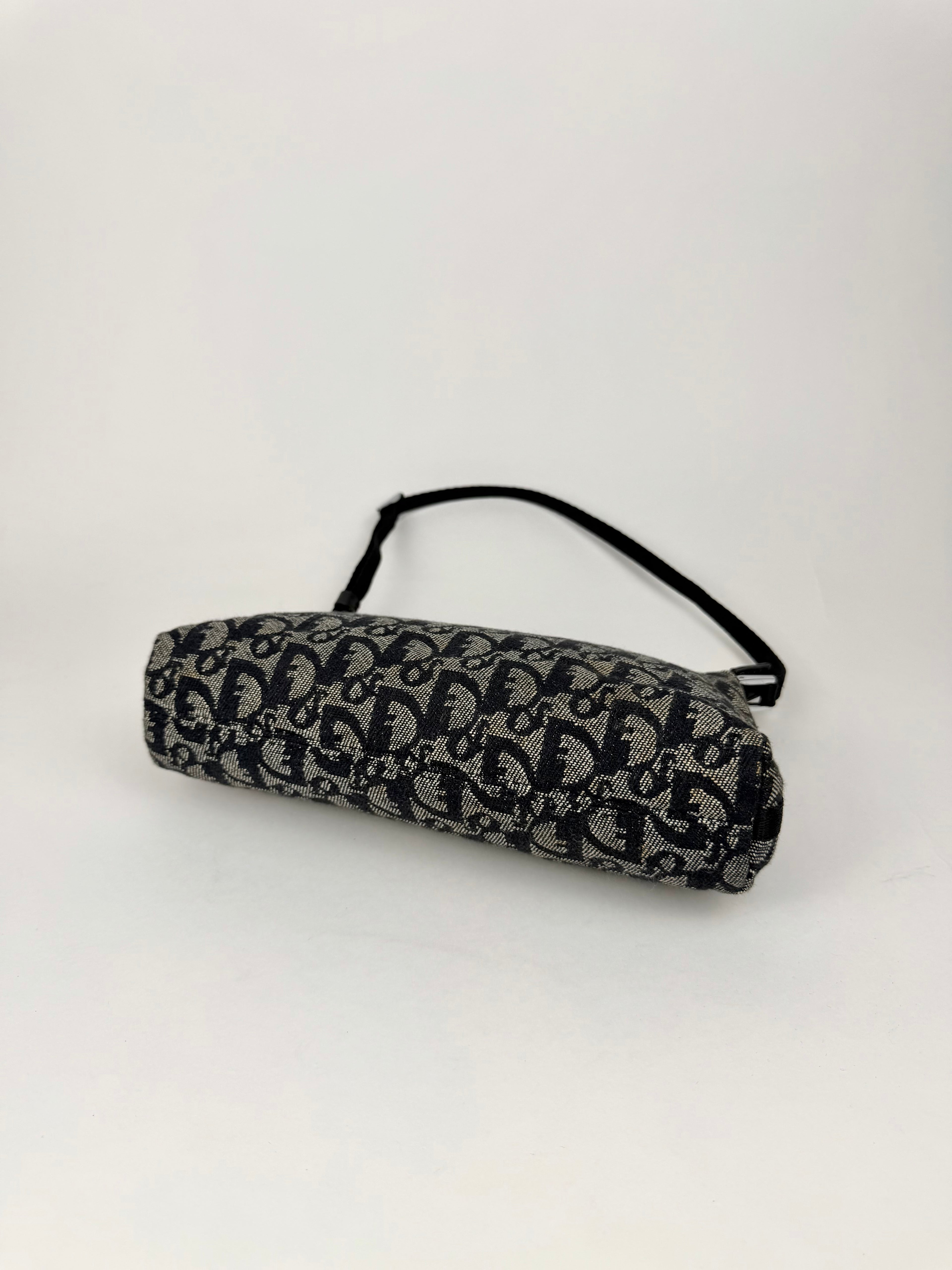 Christian Dior Navy Trotter Pochette Bag