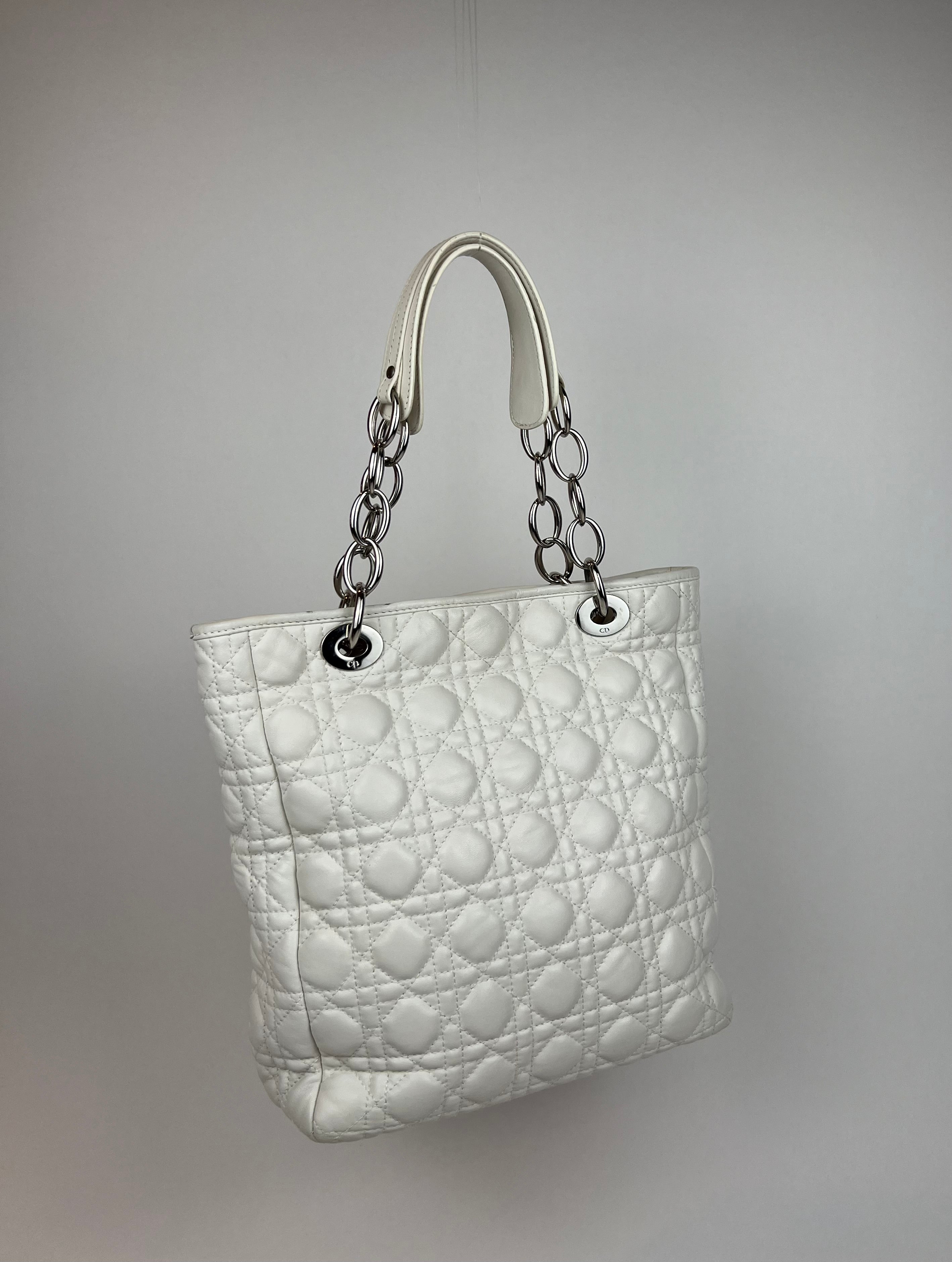 Christian Dior Cannage Lambskin Tote