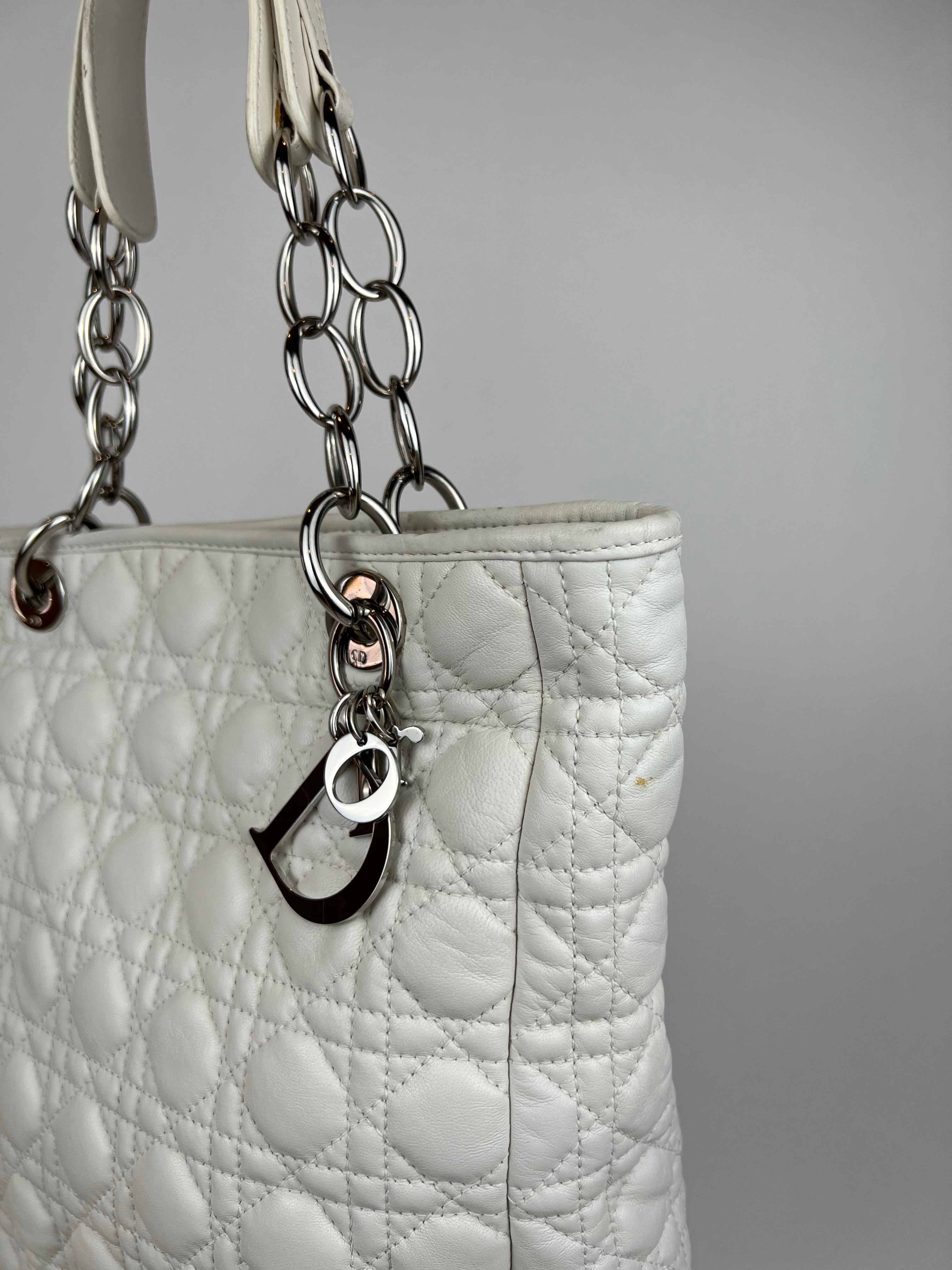 Christian Dior Cannage Lambskin Tote