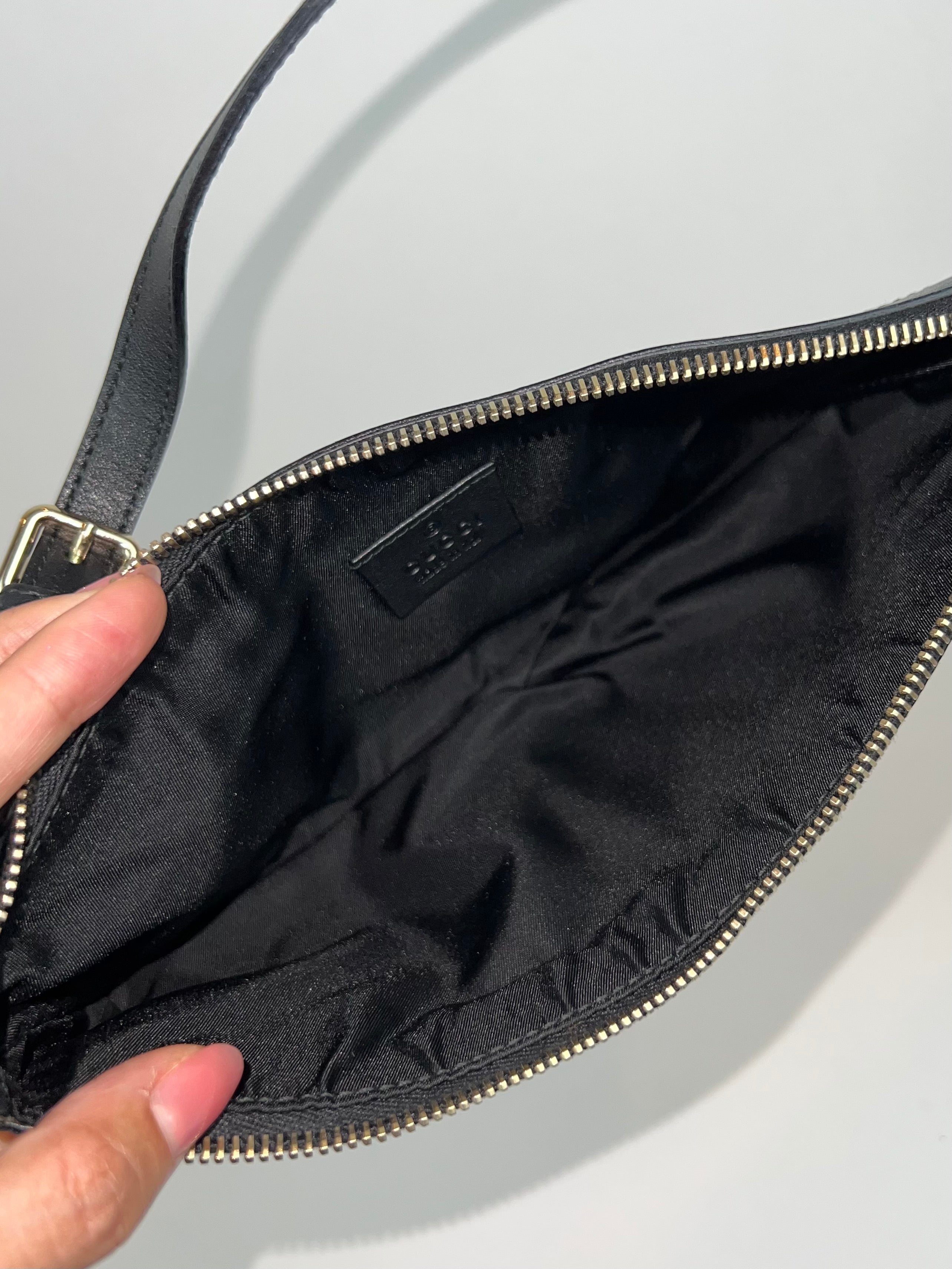 Gucci GG Charm Glitter Shoulder Bag
