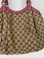 Gucci Hobo GG Canvas Sukey Medium Hobo Bag