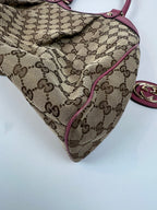 Gucci Hobo GG Canvas Sukey Medium Hobo Bag