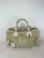 Loewe Amazona Beige Suede Bag