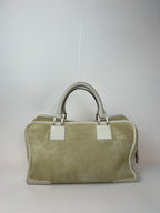 Loewe Amazona Beige Suede Bag