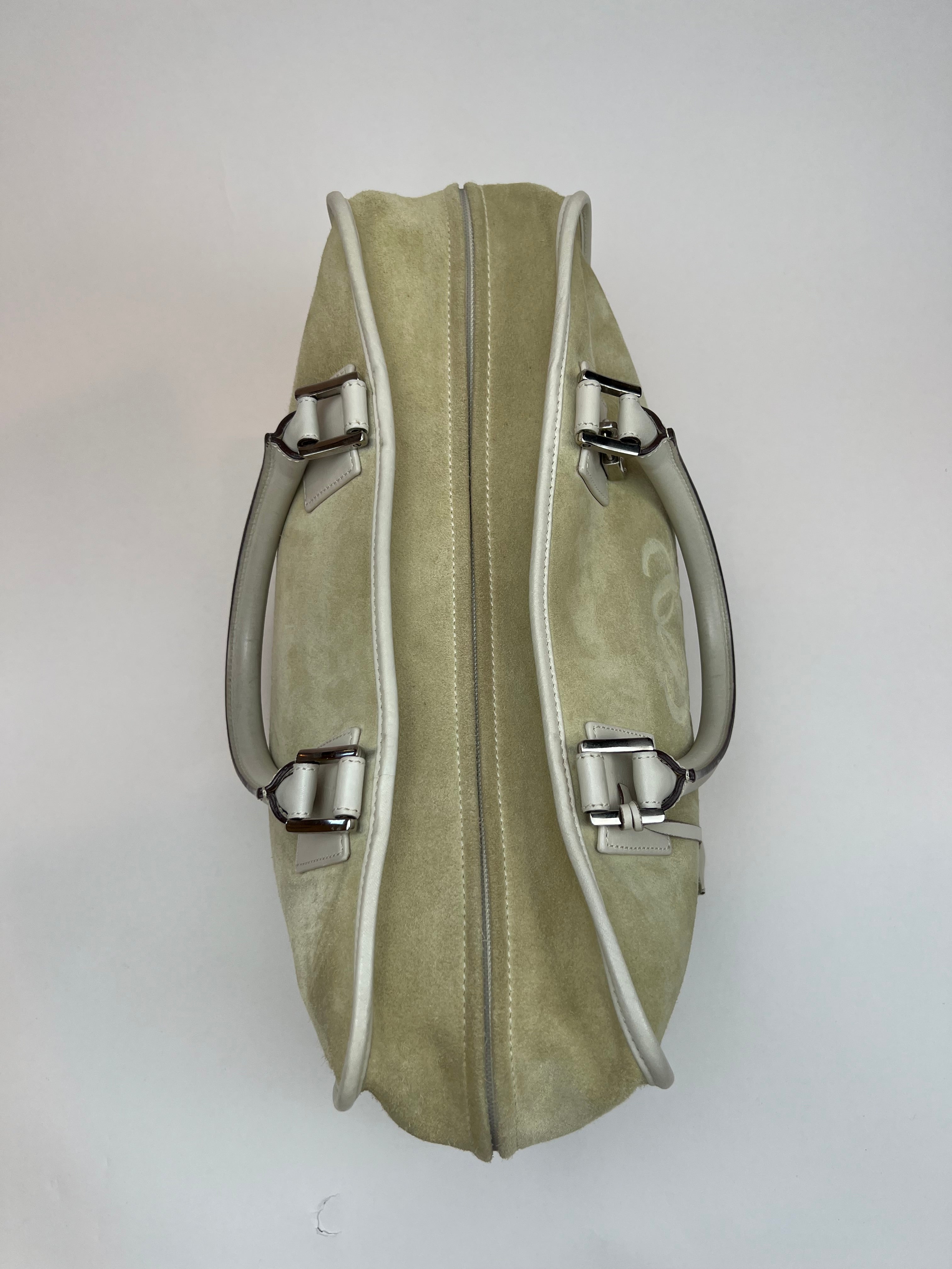 Loewe Amazona Beige Suede Bag