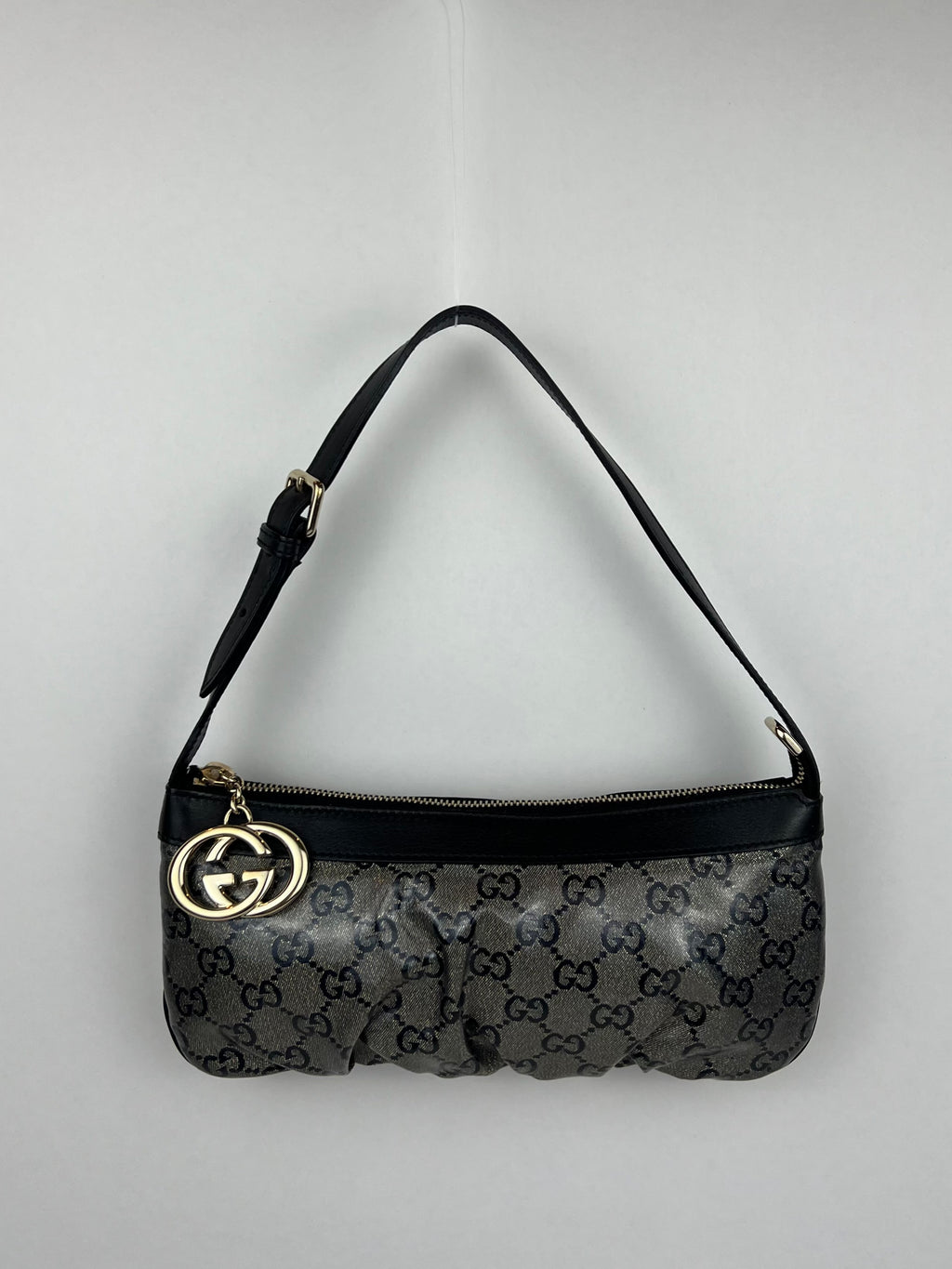 Gucci GG Charm Glitter Shoulder Bag