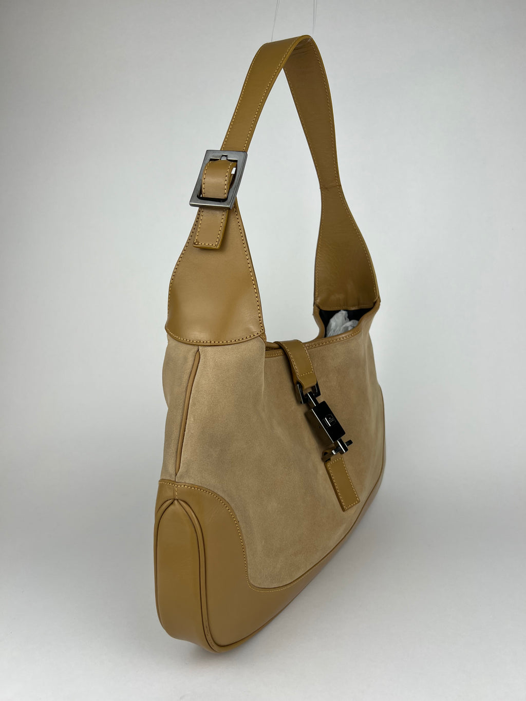 2000s Gucci Jackie Suede Bag - Tom Ford Era