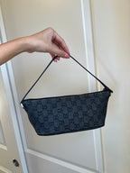 Gucci Denim GG Boat Pochette Bag