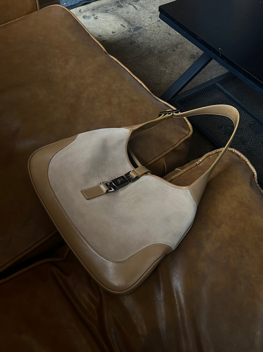 2000s Gucci Jackie Suede Bag - Tom Ford Era