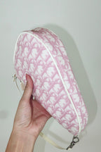 Christian Dior Trotter Monogram Saddle Pochette