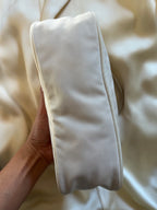 Prada Nylon Tessuto Pouch in White