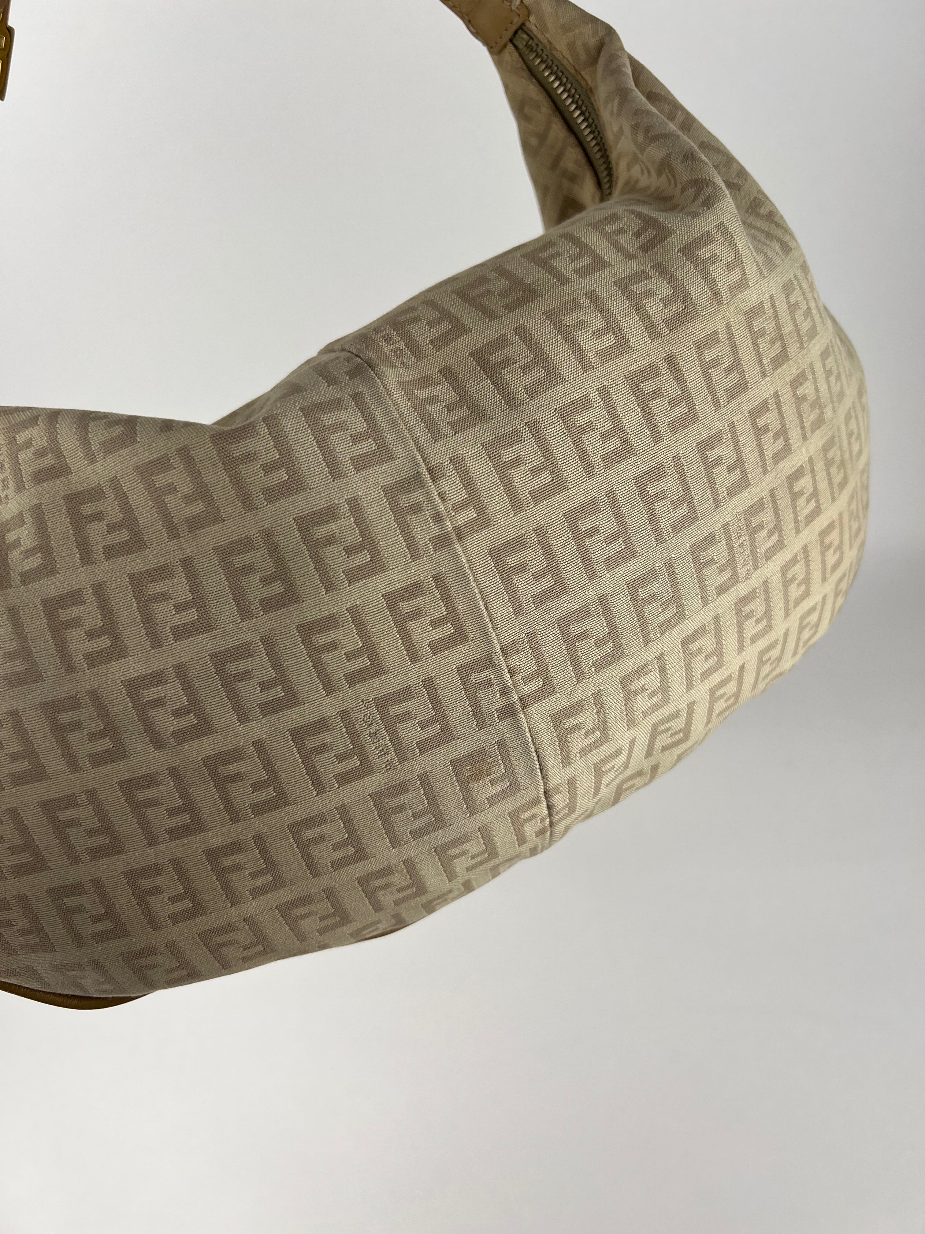 Fendi Zucca Canvas Croissant Bag