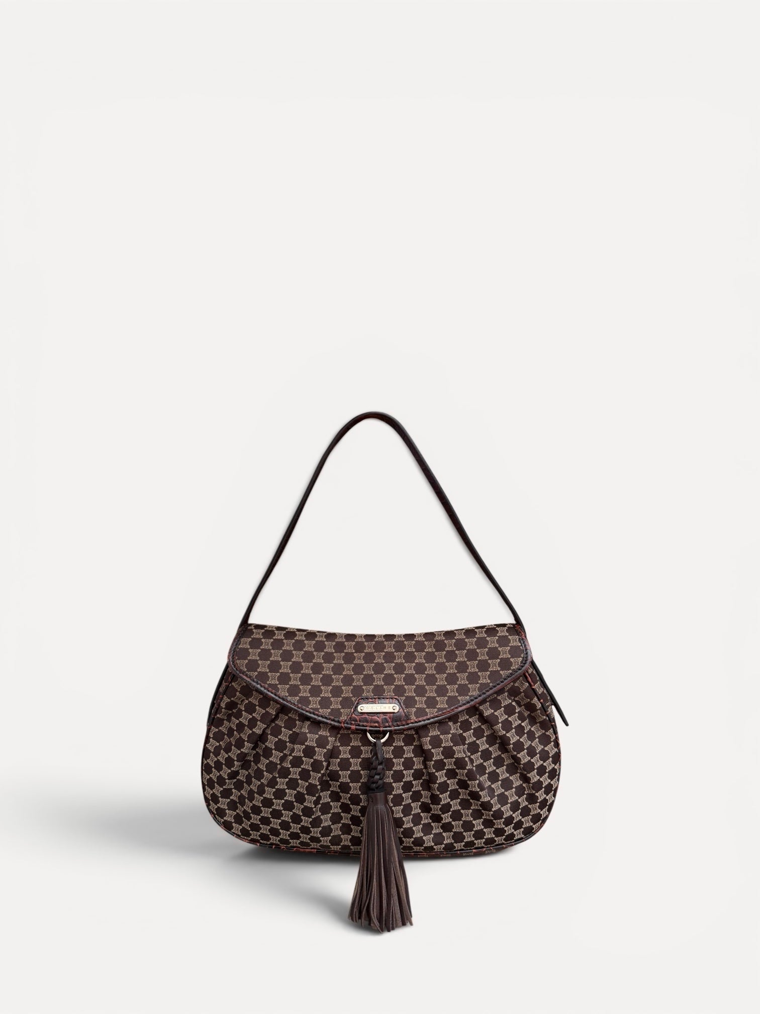 Celine Triomphe Tassel Shoulder Bag